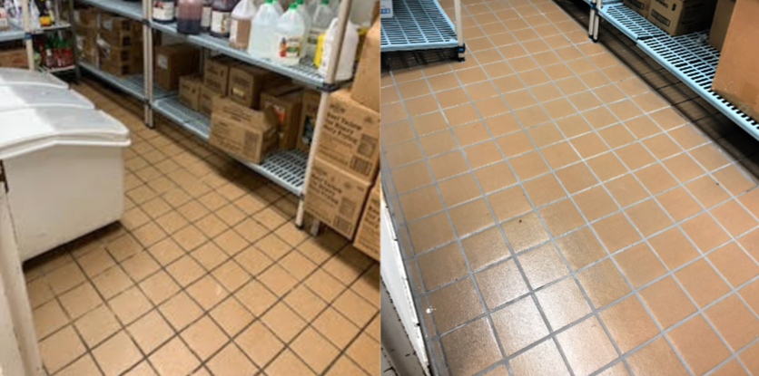 DRY STORAGE RE-GROUT